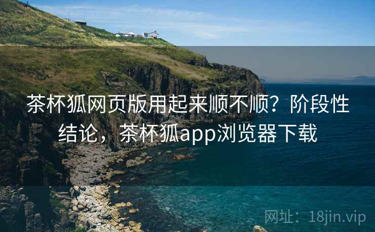 茶杯狐网页版用起来顺不顺?阶段性结论,茶杯狐app浏览器下载