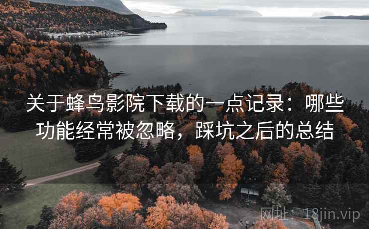 关于蜂鸟影院下载的一点记录:哪些功能经常被忽略,踩坑之后的总结 第2张 关于蜂鸟影院下载的一点记录:哪些功能经常被忽略,踩坑之后的总结 第2张