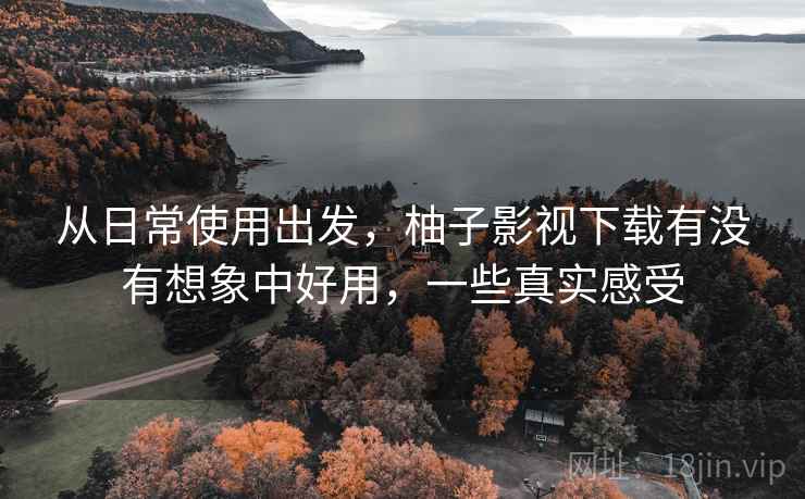 从日常使用出发，柚子影视下载有没有想象中好用，一些真实感受